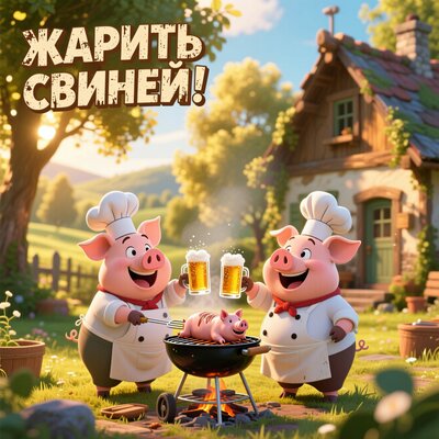 Обложка трека Жарить свиней! — VoizatoriA